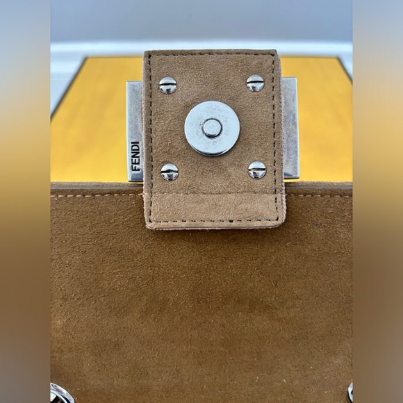 FENDI BAGUETTE CHAIN MIDI MAGLIA FF SAND - 100 % AUTHENTIC - Picture 5 of 11